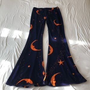 Celestial bell bottom pants